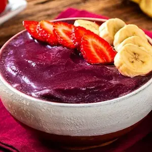 Sobremesas Açaí na tigela